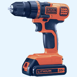 BLACK+DECKER 20-Volt MAX* Lithium-Ion Drill-Driver, LDX120C - Walmart.com